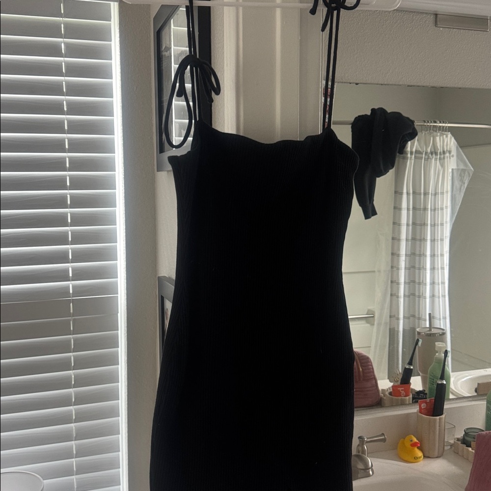 Princess Polly black mini dress size 8
